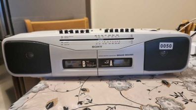 Sony CFS-W305S Portable Radio Cassette Player, sale as radio.