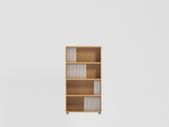Open Bookcase Desk High (1490mm) - 4 Levels