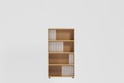 Open Bookcase Desk High (1490mm) - 4 Levels