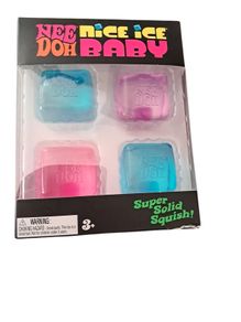 NeeDoh Nice Ice Baby 4 mini squishies NEW