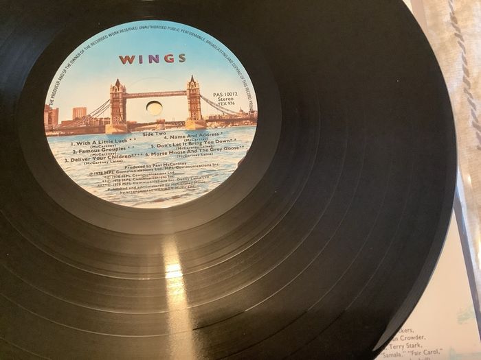 wings London Town Vinyl LP