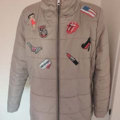 C&A beige padded coat jacket size UK20/22 EU48/50 Postage included