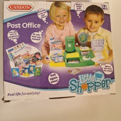 Casdon Irish Post Office Playset Kids Role Play Toy Mail Counter Set NEW