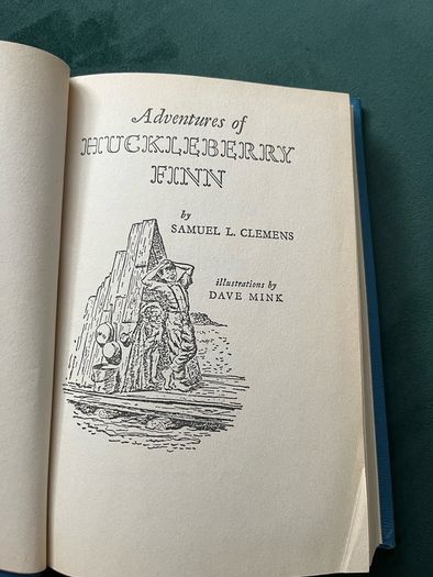 vintage Huckleberry Finn book