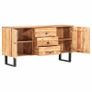 Sideboard 150x40x75 cm Solid Acacia Wood Image 7