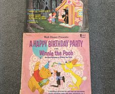 Two Classic Walt Disney Vinyl Records