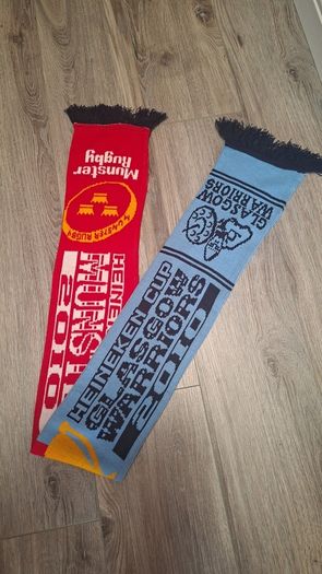 Munster Rugby Scarves x2