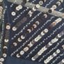 MAYA Maternity navy embellished layered dress Sz 16 Image 3
