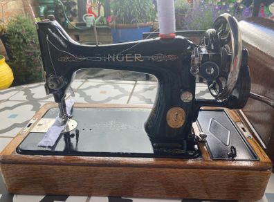 Antique singer sewing machine