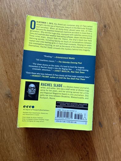 Into The Raging Sea Book
