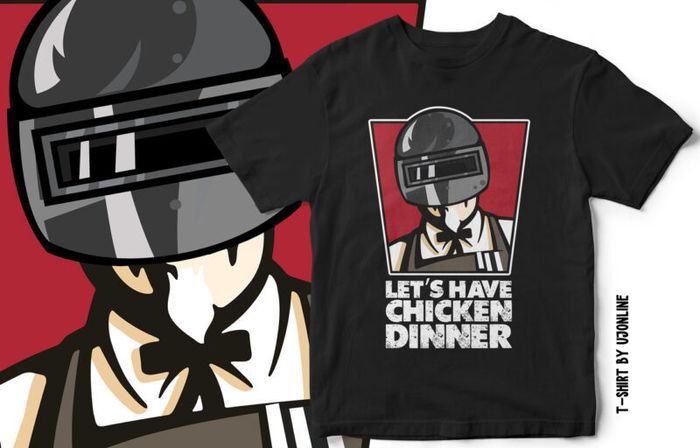 Pubg t-shirts gaming t-shirts winner winner chicken dinner t-shirts for adults and kids