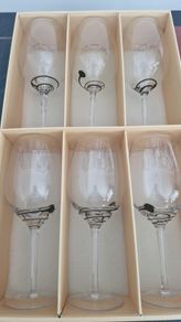 Duiske Kilkenny wine glasses