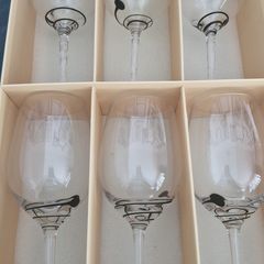 Duiske Kilkenny wine glasses