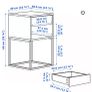 Ikea bedside lockers x 2 Image 3