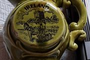 green Irish made pottery