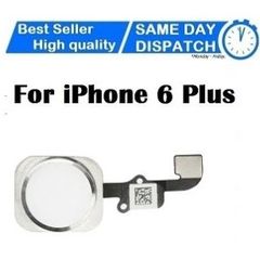 Brand New Home Button Flex Cable Fingerprint Touch ID For iPhone 6 / 6 Plus + WHITE - FHT21IPHB