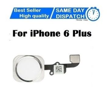 Brand New Home Button Flex Cable Fingerprint Touch ID For iPhone 6 / 6 Plus + WHITE - FHT21IPHB