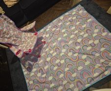 Kids chair and blanket