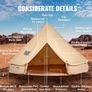 Glamping 4m Bell Tent Yurt for 6 People Camping Tent Image 3