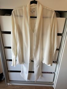 COS bow tie blouse