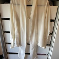 COS bow tie blouse