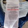 U S Polo Assn. Cotton denim jeans 32 inch waist and 30 inch leg with elasticated waist in very good condition see last two photos for exact measurements FREE STANDARD POSTAGE INCLUDED Image 8