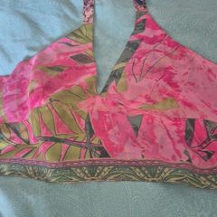 Beautiful Silk REVERSIBLE Halterneck