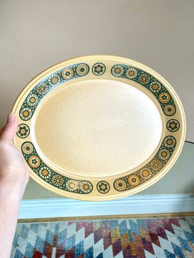 Mid Century Kiln Craft Bacchus Serving Plate, Staffordshire