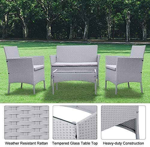 Garden Furniture Set, 4 piece