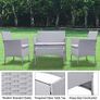 Garden Furniture Set, 4 piece Image 4