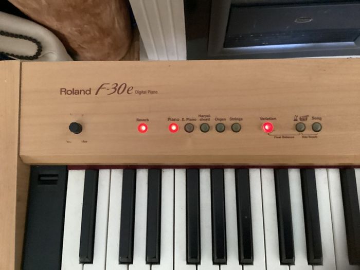 Roland F30e Digital piano and Roland DP - 10 Damper Foot Pedal in Excellent Condition.  (Barely used)