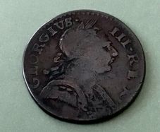 Great Britain 1773 Geo III Halfpenny