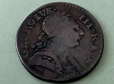 Great Britain 1773 Geo III Halfpenny