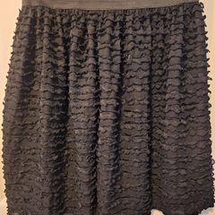 SALE! Girls' Black Ruffled Skirt