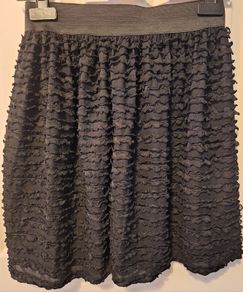 SALE! Girls' Black Ruffled Skirt