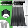 129 cm / 46 cm Trapezoidal Sheet 12 Pieces, Galvanised Steel Roof Panels, 0.25 mm Thickness, Corrugated Sheet for Roof, Sheet Metal Roof Panels, 7 m, Anthracite Roof Sheet Image 5