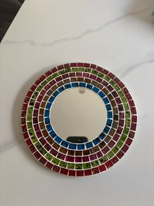 Small Glass Mosaic Mirror