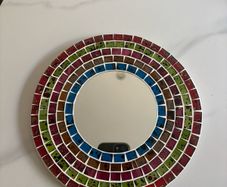 Small Glass Mosaic Mirror