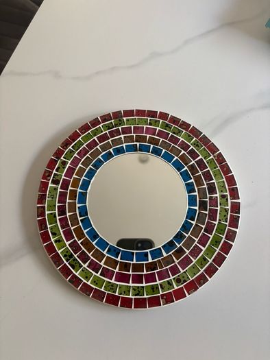 Small Glass Mosaic Mirror