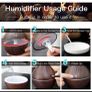 Wood Grain USB Humidifier Seven Colors Noctilucent Aromatherapy Mini Noiseless Machine Household Vase Air Purifier Image 4
