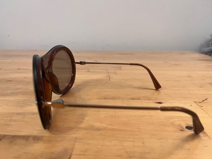 Emporio Armani, bug eye aviator sunglasses, comes in original box with the receipt