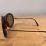 Emporio Armani, bug eye aviator sunglasses, comes in original box with the receipt Image 5