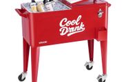 75.71 L Rolling Ice Chest, Holds up to 50 Bottles / 110 Cans, Portable