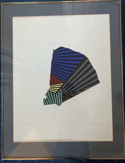 Modern Matching Set of 7 Abstract Pictures