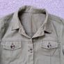 Army Style Cargo Summer Khaki Jacket Image 3