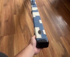 2x pool cue 1 piece - 3/4 split cue protecting case