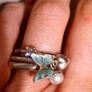 Daisy Stacking Rings Image 3