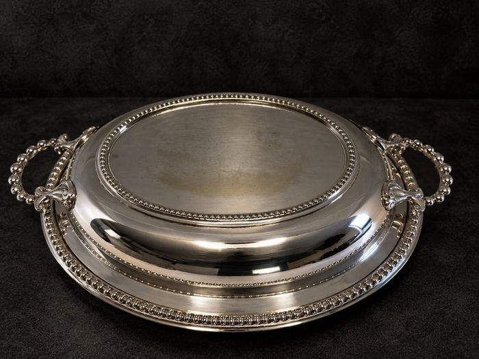 Silver-Plated Covered Serving Dish
