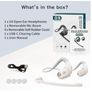 Giveet Bluetooth 5.3 Headset with Detachable Microphone, Wireless Headset w/DSP Noise Cancelling Mic for Phone PC Laptop, Open Ear Comfort Headphones for Office Home Working Driving Running, 12 Hrs Image 9