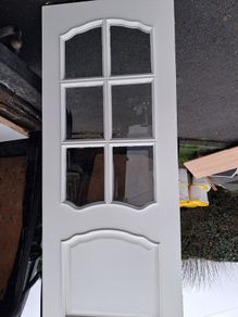 Oak double doors